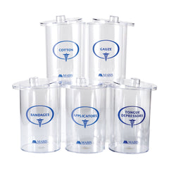 Mabis Plastic Stor-a-Lot Sundry Jars AM-39-802-000