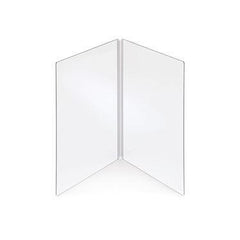 MarketLab Hinged Table Sneeze Guard 31.8125"W x 0.1875"D x 23.75"H ,1 Each - Axiom Medical Supplies