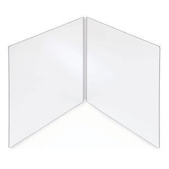 MarketLab Hinged Table Sneeze Guard 31.8125"W x 0.1875"D x 23.75"H ,1 Each - Axiom Medical Supplies