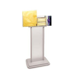 MarketLab Horizontal Isolation Station Floor System Double Glove Box Holder • 26.5"W x 13.5"D x 57.19"H ,1 Each - Axiom Medical Supplies
