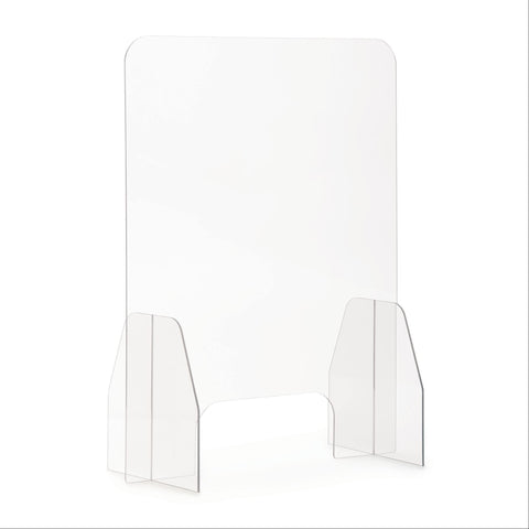 MarketLab Portable Sneeze Guard with Cutout X-Large • 36"W x 11.5"D x 31"H ,1 Each - Axiom Medical Supplies