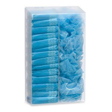 MarketLab Tall Double Bulk Dispenser Cap &amp; Shoe Cover Bulk Dispenser • 12.375"W x 4.5"D x 20.625"H ,1 Each - Axiom Medical Supplies