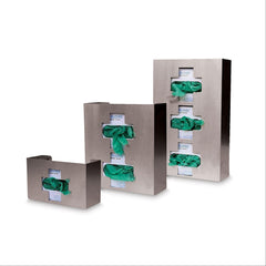 Medical Cross Stainless Steel Glove Box Holder Triple • 10"W x 3.25"D x 16"H ,1 Each - Axiom Medical Supplies