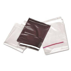 Medical Tray Security Bags 19.25"x22" • Clear with Blue Strip ,20 / pk - Axiom Medical Supplies