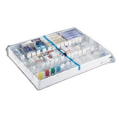 Medical Tray Security Bags 19.25"x22" • Clear with Blue Strip ,20 / pk - Axiom Medical Supplies