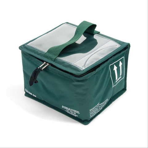 MarketLab Medication Transport Totes Intermediate • 14"W x 8.5"D x 7"H • Green ,1 Each - Axiom Medical Supplies