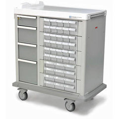 Medication Cassette Cart 20qt Waste Receptacle (requires Side Rail for mounting) ,1 Each - Axiom Medical Supplies