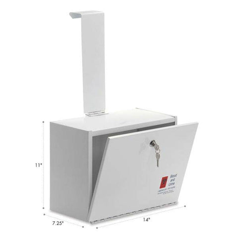 Medium Steel Drop Box Medium • 14"W x 7.25"D x 11"H ,1 Each - Axiom Medical Supplies