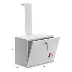 Medium Steel Drop Box Medium • 14"W x 7.25"D x 11"H ,1 Each - Axiom Medical Supplies