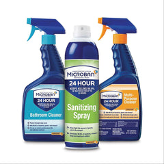 Microban Professional Multipurpose Cleaners and Sanitizing Sprays Mircoban Professional Bathroom Cleaner • 32oz ,1 Each - Axiom Medical Supplies
