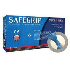 Microflex SafeGrip Latex Gloves Medium ,1 Each - Axiom Medical Supplies