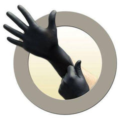 Microflex Black Dragon Zero Nitrile Gloves Black Dragon Zero Nitrile Exam Gloves, XXL ,100 / BX - Axiom Medical Supplies