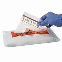 Minigrip Specimen Transport Bag with Document Pouch Lab Guard® 8 X 8 Inch Polyethylene Zip Closure Biohazard Symbol / Storage Instructions NonSterile - M-1079012-1929 - Case of 1000