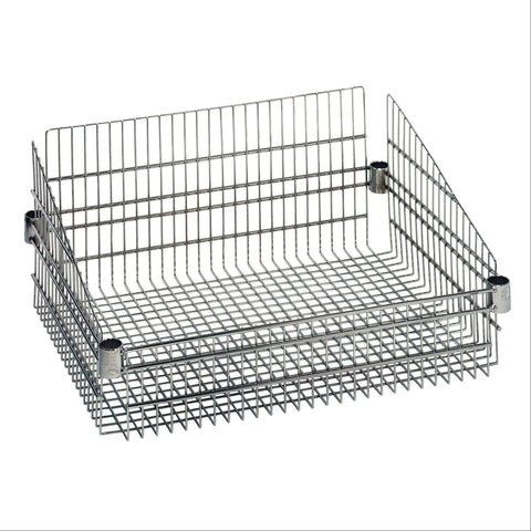 Mobile Post Basket Shelving Accessories for 24" Shelving 24"L ,1 Each - Axiom Medical Supplies