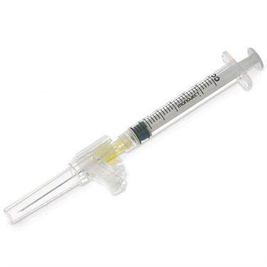 Monoject Magellan Syringe and Safety Needle Combo 25G x 1"L ,50 / pk - Axiom Medical Supplies