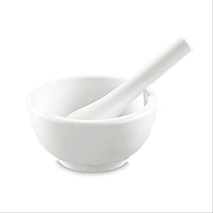 Mortar and Pestle 4oz Porcelain Mortar and Pestle Set ,1 Each - Axiom Medical Supplies