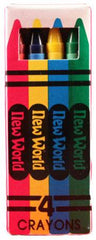 New World Imports New World® 4 per Unit Non-Toxic Crayons