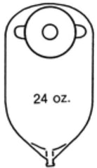 Nu-Hope Laboratories Urinary Pouch 11 Inch Length 1-3/8 Inch Stoma Round