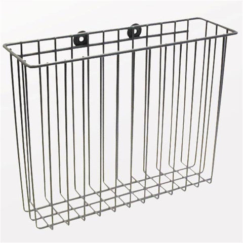 Narrow Wire Basket for Fixed Height Transport Stand Narrow Basket • 13"W x 4"D x 10"H ,1 Each - Axiom Medical Supplies