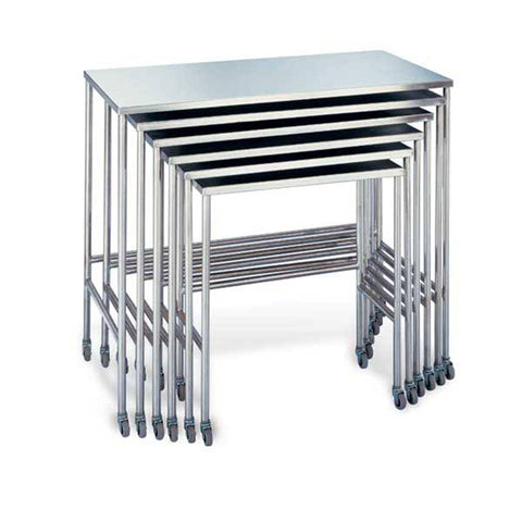 Stainless Steel Nested Instrument Table 40"W x 20"D x 38"H ,1 Each - Axiom Medical Supplies