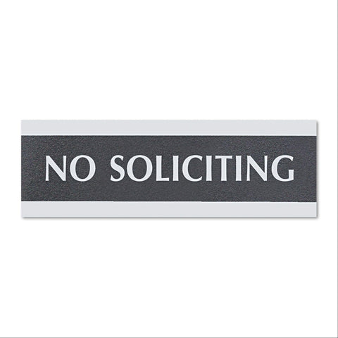 No Soliciting Office Sign No Soliciting ,1 Each - Axiom Medical Supplies