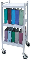 Omnimed Binder/ Chart Rack Big Beam® Omnicart™ Beige 16 Binders Charts Side Opening