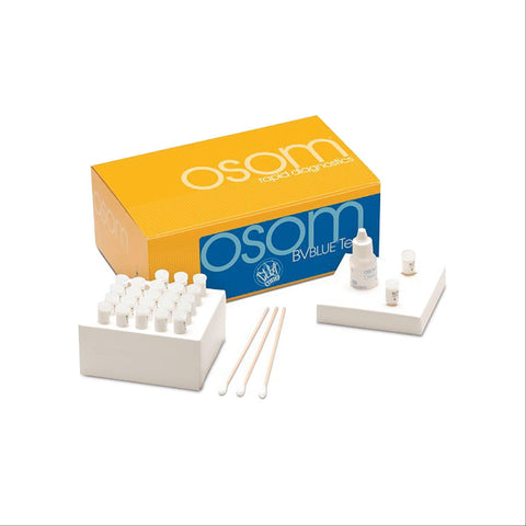 OSOM Bacterial Vaginosis Test Kit OSOM BVBLUE Control Kit • CLIA Waived ,Pack oF 25 - Axiom Medical Supplies