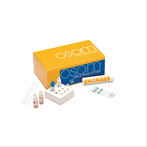 OSOM Ultra Strep A Test OSOM Ultra Strep A Test, CLIA Waived ,Pack oF 25 - Axiom Medical Supplies
