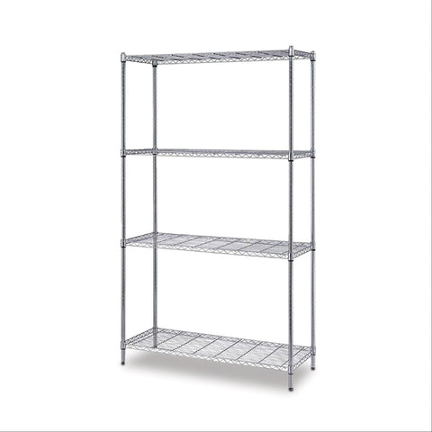 One-Box 4-Shelf Wire Shelving Unit 36"W ,1 Each - Axiom Medical Supplies