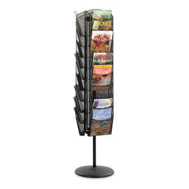 Onyx Magazine Stand Onyx Rotating Mesh Magazine Stand ,1 Each - Axiom Medical Supplies