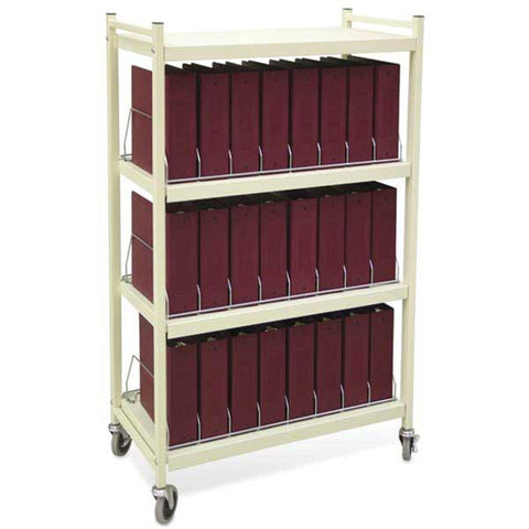 Open-Style Chart Carts 20-Capacity • 34.5"W x 17"D x 41.75"H ,1 Each - Axiom Medical Supplies