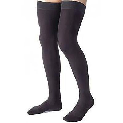 BSN Medical Compression Stocking JOBST Relief Thigh High Medium Black Closed Toe - M-1061944-4885 | Pair