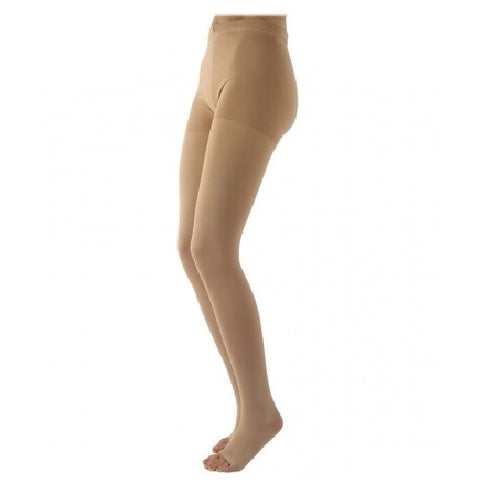 BSN Medical Compression Pantyhose JOBST® Relief® Waist High Small Beige Open Toe - M-884654-3604 - Pair