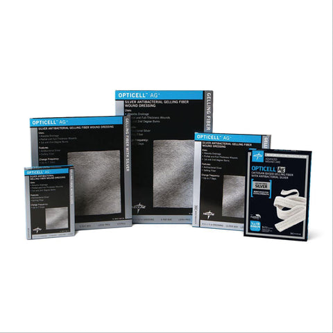 Opticell Ag+ Silver Antibacterial Wound Dressing 8" x 12" ,5 / pk - Axiom Medical Supplies