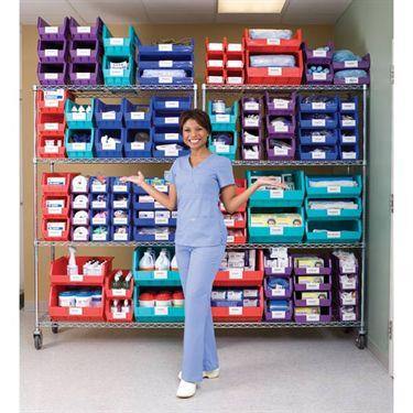 Organizer Bins 11"W x 18"D x 10"H ,1 Each - Axiom Medical Supplies