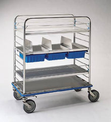 Pedigo Products Distribution Cart Solid Shelf Adjustable 20-3/8 X 46-3/8 Inch