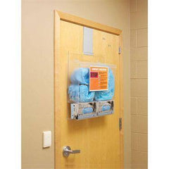 MarketLab Bulk PPE Dispenser with Sign Holder MarketLab Bulk PPE Dispenser with Sign Holder • 21.375"W x 4.75"D x 23"H ,1 Each - Axiom Medical Supplies