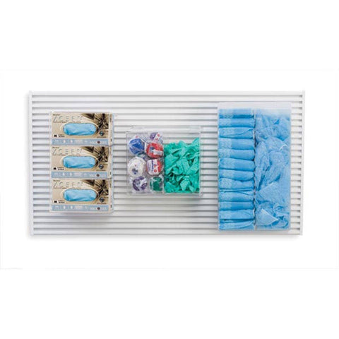 PPE and Supply Dispensers for LabWall Side-Loading Triple Glove • 10.125"W x 4.75"D x 16"H ,1 Each - Axiom Medical Supplies