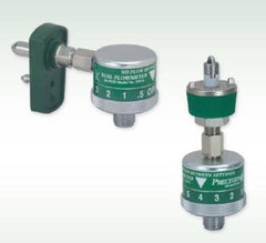 Precision Medical Precision Medical® Oxygen Flowmeter Dial with Top Connection 0 - 15 LPM 1/8 Inch NPT Female Connector