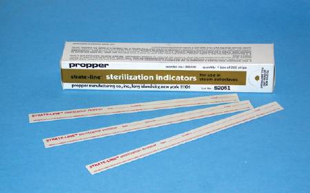 Propper Manufacturing Smalstrip® Sterilization Chemical Indicator Strip Steam 4 Inch