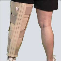 Professional Products Knee Immobilizer Ezy Wrap® Hook and Loop Closure 20 Inch Length Left or Right Knee
