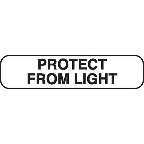 PROTECT FROM LIGHT Phlebotomy/Specimen Receiving Labels MarketLab Protect From Light Label, White PK1000 ,1000 / pk - Axiom Medical Supplies