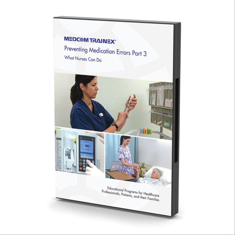 Part 3: What Nurses Can Do DVD Preventing Medication Errors Part 3: What Nurses Can Do DVD ,1 Each - Axiom Medical Supplies