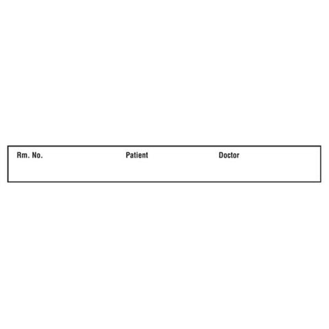 Patient Chart Label Tape Patient Chart • 4.5"W x 0.5"H each ,1 / roll - Axiom Medical Supplies