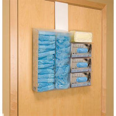 MarketLab Frosted Acrylic Bulk PPE Dispenser Peripheral Protection Center • 22.5"W x 4.5"D x 20.625"H ,1 Each - Axiom Medical Supplies