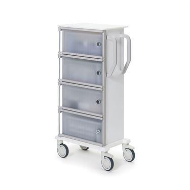 Insight Pharmacy Carts 4 Cabinet Doors • Key Locks ,1 Each - Axiom Medical Supplies