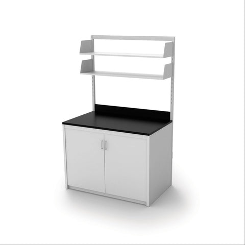 Phenolic Lab Workstations with Base Cabinet 36"W x 30"D x 30"H ,1 Each - Axiom Medical Supplies