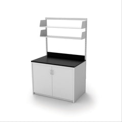 Phenolic Lab Workstations with Base Cabinet 36"W x 30"D x 30"H ,1 Each - Axiom Medical Supplies