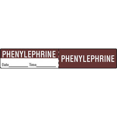 Phenylepherine IV Tubing Medication Label Phenylepherine ,500 / roll - Axiom Medical Supplies