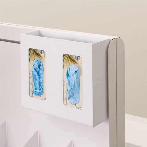 MarketLab Top-Loading Double Glove-Box Holder for Phlebotomy Station MarketLab Top-Loading Double Glove-Box Holder • 11.75"W x 4"D x 10"H ,1 Each - Axiom Medical Supplies